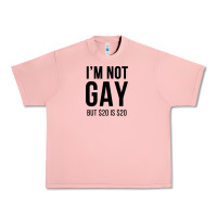 Salmon i'm not gay but $20 is $20 (white) Urban Heavy Tee - linhVisuals