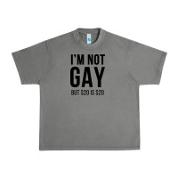 Tornado i'm not gay but $20 is $20 (white) Urban Heavy Tee - linhVisuals