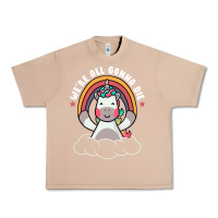 Burro we're all gonna die funny cute unicorn Urban Heavy Tee - linhVisuals