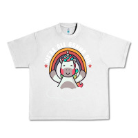 Lunar Rock we're all gonna die funny cute unicorn Urban Heavy Tee - linhVisuals