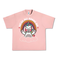Salmon we're all gonna die funny cute unicorn Urban Heavy Tee - linhVisuals