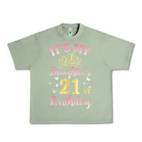 Oil Green it's my daughter's 21st birthday happy to her mommy daddy t shirt Urban Heavy Tee - linhVisuals
