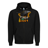 Black Class of 2021 Zipper Hoodie - Jasminsmagicworld