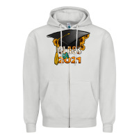 Dove Grey Class of 2021 Zipper Hoodie - Jasminsmagicworld