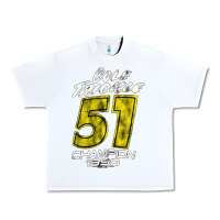 White cole trickle Urban Heavy Tee - linhVisuals