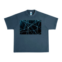 Midnight Navy network background Urban Heavy Tee - linhVisuals