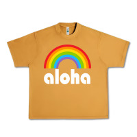 Peanut Butter Aloha Rainbow Hawaii 808 Island Hawaiian Urban Heavy Tee - linhVisuals