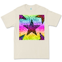 Bone zebra glitter star seamless pattern Premium Tee - BundleAndBundleShop