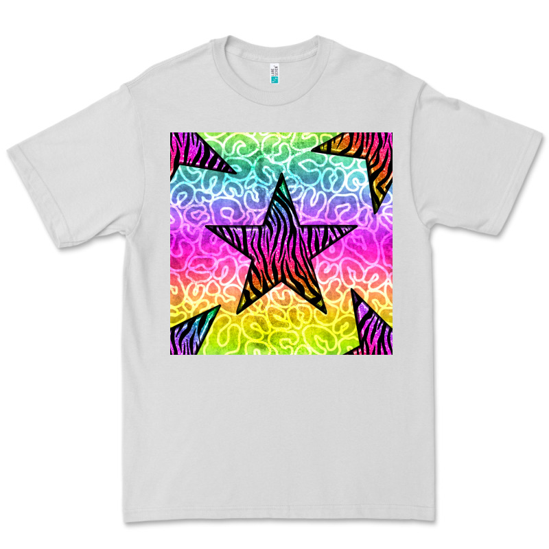 Zebra Glitter Star Seamless Pattern Premium Tee by BundleAndBundleShop | Teevron