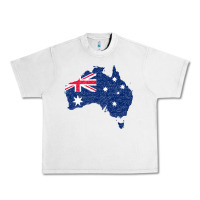 Lunar Rock Australia Map Flag Drawing Line Art Urban Heavy Tee - linhVisuals