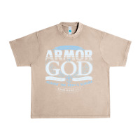 French Oak armor of god bible verse scripture Urban Heavy Tee - linhVisuals