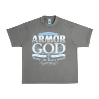 Tornado armor of god bible verse scripture Urban Heavy Tee - linhVisuals