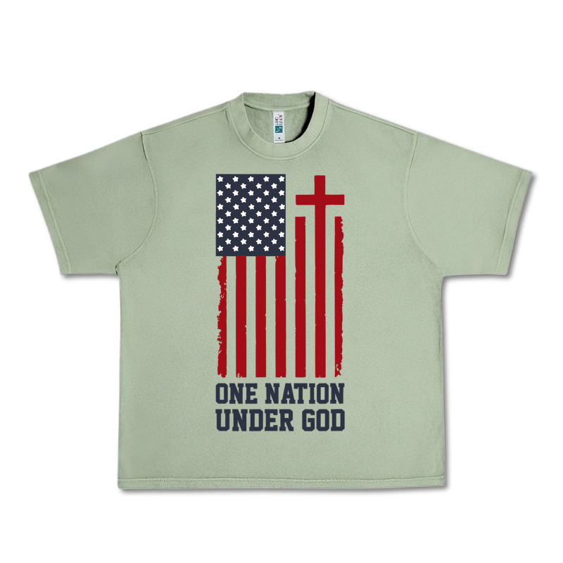American Flag One Nation Under God Urban Heavy Tee by linhVisuals | Teevron