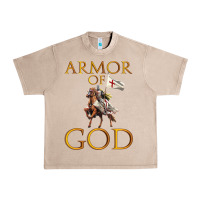 French Oak armor of god ephesians bible verse Urban Heavy Tee - linhVisuals