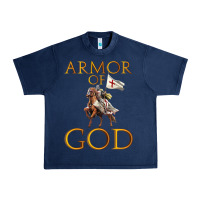 Navy armor of god ephesians bible verse Urban Heavy Tee - linhVisuals