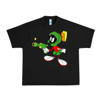 Black marvin the martian Urban Heavy Tee - linhVisuals