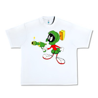 White marvin the martian Urban Heavy Tee - linhVisuals