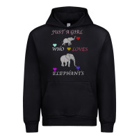 Black Just A Girl Who Loves Elephants Urban Hoodie - Bettercallsaul