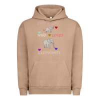 Pigment Burro Just A Girl Who Loves Elephants Urban Hoodie - Bettercallsaul