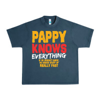 Midnight Navy pappy knows everything Urban Heavy Tee - linhVisuals