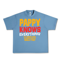 Pebble Blue pappy knows everything Urban Heavy Tee - linhVisuals