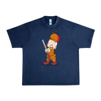 Navy elmer fudd Urban Heavy Tee - linhVisuals