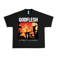 Black GODFLESH Streetcleaner Urban Heavy Tee - linhVisuals