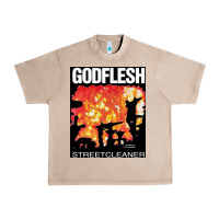 French Oak GODFLESH Streetcleaner Urban Heavy Tee - linhVisuals