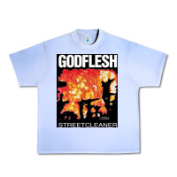 Grape Ice GODFLESH Streetcleaner Urban Heavy Tee - linhVisuals