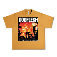 Peanut Butter GODFLESH Streetcleaner Urban Heavy Tee - linhVisuals