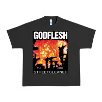 Pigment Black GODFLESH Streetcleaner Urban Heavy Tee - linhVisuals