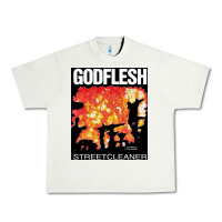 Pistachio GODFLESH Streetcleaner Urban Heavy Tee - linhVisuals