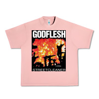 Salmon GODFLESH Streetcleaner Urban Heavy Tee - linhVisuals
