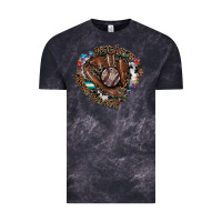 Cloud Black Autism Awareness Baseball Vintage Tee - CowhideDigitalArt