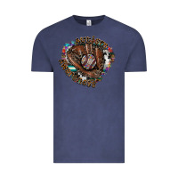 Vintage Denim Autism Awareness Baseball Vintage Tee - CowhideDigitalArt