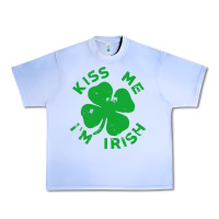 Grape Ice kiss me im irish funny saint patrick day womens Urban Heavy Tee - linhVisuals