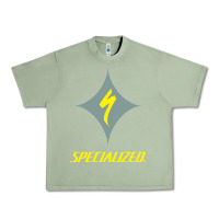 Oil Green Specialized Bikes Bicycle Urban Heavy Tee - linhVisuals
