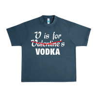 Midnight Navy is for vodka valentine's day Urban Heavy Tee - linhVisuals