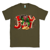 Army Green christmas joy coffee Classic Tee - BarkalooDesign