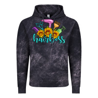 Cloud Black hairboss western sunflowers hairdresser Vintage Hoodie - Artiststas