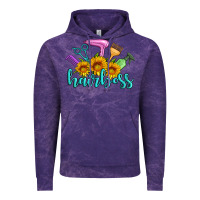 Cloud Purple hairboss western sunflowers hairdresser Vintage Hoodie - Artiststas