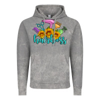 Hairboss Western Sunflowers Hairdresser Vintage Hoodie | Teevron