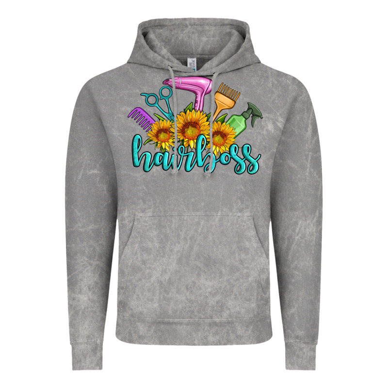 Hairboss Western Sunflowers Hairdresser Vintage Hoodie by Artiststas | Teevron