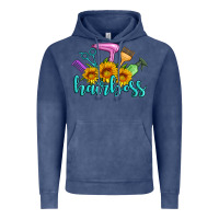 Vintage Denim hairboss western sunflowers hairdresser Vintage Hoodie - Artiststas