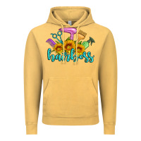 Vintage Mustard hairboss western sunflowers hairdresser Vintage Hoodie - Artiststas