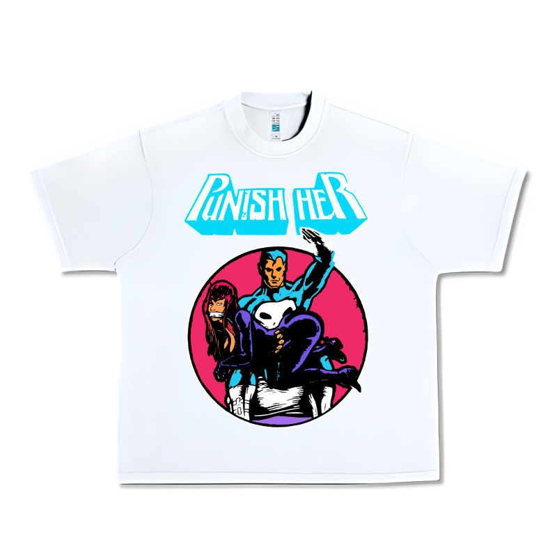 Superhero Punish Her Urban Heavy Tee by linhVisuals | Teevron