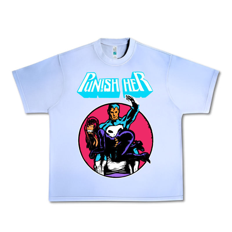 Superhero Punish Her Urban Heavy Tee by linhVisuals | Teevron