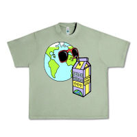 Oil Green wrld drink Urban Heavy Tee - linhVisuals