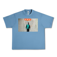 Pebble Blue banksy nobody likes me boy Urban Heavy Tee - linhVisuals