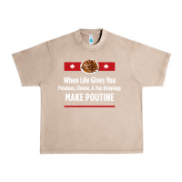 French Oak canada poutine quebec recipe french Urban Heavy Tee - linhVisuals